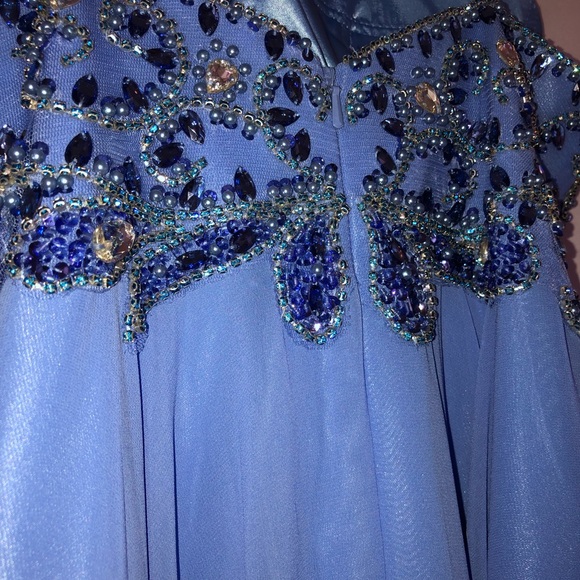 Periwinkle Prom Dress - Picture 7 of 8